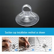 4PCS High quality 45mm Car Sunshade Suction PVC Cups Clear Rubber Plastic Window Suckers Pads Car tool