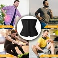 thumbnail image 7 of Lilvigor Latex Waist Trainer for Men Weight Loss Sweat Belt Workout Waist Trimmer Corset Body Shaper, 7 of 7