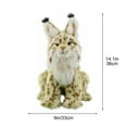 thumbnail image 3 of ToyKingdee Stuffed Lynx Plush, Heirloom Collection Stuffed Animal, Best Gift, Nursery and Room Decor, 3 of 6