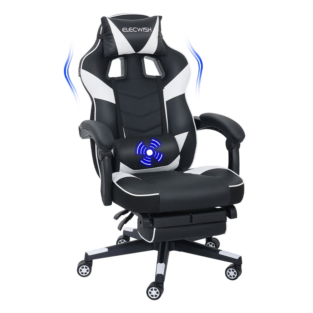 FULLWATT Massage Gaming Chairs for Adults High Back Gamer Chair Large