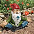 thumbnail image 3 of Design Toscano Statue de Jardin Zen Gnome, 24 cm, Polyresine, Couleur Complète, 3 of 8