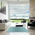 thumbnail image 7 of Ahgly Company Machine Washable Indoor Rectangle Transitional Electric Blue Area Rugs, 7' x 9', 7 of 7