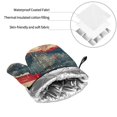 thumbnail image 6 of Salouo Vintage American Flag Elephant for Oven Mitts and Potholders BBQ Gloves-Oven Mitts and Pot Holders Non-Slip Cooking Gloves for Cooking Baking Grilling (4-Piece Set), 6 of 6