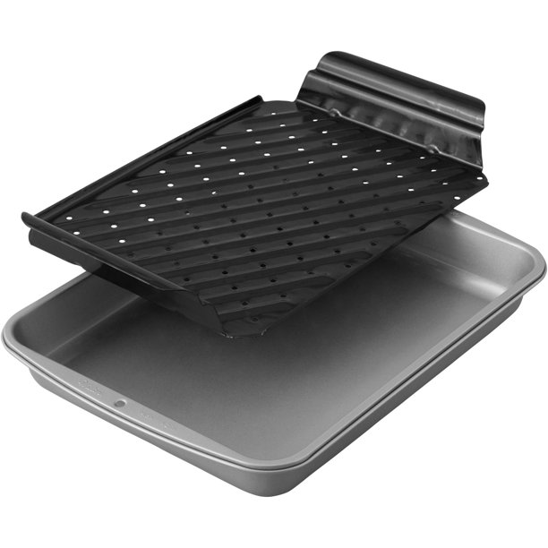 Wilton Recipe Right Broiler Pan Set, 14.5" x 11"