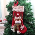 thumbnail image 4 of Bolsa de regalo de felpa para decoración del hogar, alce, oso, muñeco de nieve, caramelo, chimenea, árbol de Navidad, adornos colgantes para fiesta de año nuevo, regalo, 4 of 4