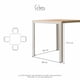thumbnail image 5 of Mesa Loreto 80x80 Gris Obscuro Aluminio Polywood, 5 of 6