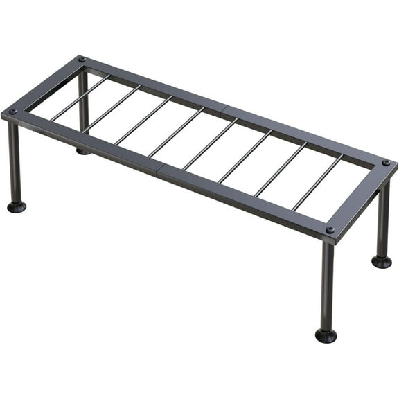 1 Tier Plant Stand: Ladder Plant Holder - Metal Flower Pot Stand - Heavy Duty Flower Rack for Living Room Patio Garden Corner Balcony and Courtyard.