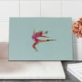 thumbnail image 2 of Butterfly Cutting Board, Woman Silhouette Dancing Butterflies Inspiration Positive Energy, Decorative Tempered Glass Cutting and Serving Board, Small Size, Multicolor, by Ambesonne, 2 of 5