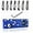 Blue, variant on GGLD Professional Woodworking Chamfer Plane for Wood, Red, Aluminum Alloy & ABS Plastic, Woodworking-Chamfer-Planes, Wood Planer, Includes 7 Cutter Heads