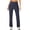 Z1--Navy, variant on SeekIslan Women's Straight Leg Yoga Pants High Waist Workout Pants with Side Pocket for Gym and Daily