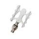 thumbnail image 1 of Eigraketly Pedales de bicicleta Accesorios para bicicletas profesionales Liberación rápida Plegable Aleación de aluminio Ciclismo Pedal Reemplazo Negro Ciclismo Plata Eigraketly OD024280-03, 1 of 6