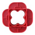 thumbnail image 2 of Herramienta espaciadora de cubierta de 5/32", 3/16", 1/4" y 5/16", práctica y fácil de usar. Herramienta para tablas de cubierta de compuesto tratado a presión. Rojo 1 pieza, 2 of 8