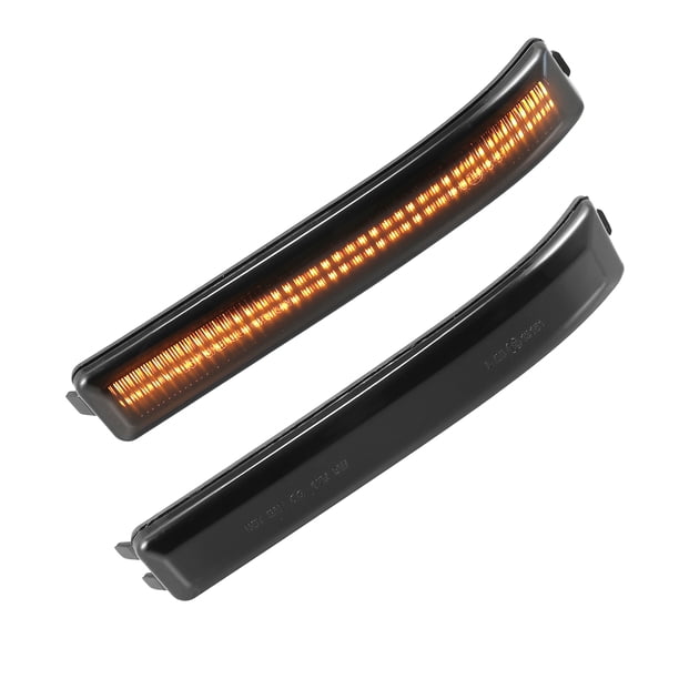 Conjunto de luces LED de señal de giro para Ford F-150 2009-2014 9L3Z-17E749-AA Luz de posición lateral del espejo retrovisor Luz LED ámbar 2 piezas