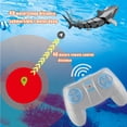 thumbnail image 3 of Juguete de tiburón con control remoto, juguete de tiburón con control remoto Batterysharktoy RC Shark Toy elaborado por expertos, 3 of 9