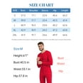 thumbnail image 6 of ANLIQI Men's Cotton Thermal Underwear Union Suits Henley Onesies Base Layer (Red, XL), 6 of 6