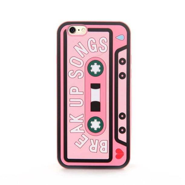 Made For Apple Iphone 8 7 6s 6 3d Silicone Case Break Up Songs On Baby Pink Slim Flexible Anti Shock Silicone Protective Skin Case Cover By Redshield Walmart Com Walmart Com