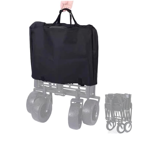 Folding Wagon Cover Fit For Outdoor Garden Cart Dustproof Accessories 420D