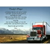 NAMES TO REMEMBER What's in a Name? Customized Trucker's Prayer Gift on Truck Art Background for Dad, Truck Driver or Father's Day
