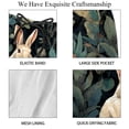 thumbnail image 4 of luoweisi Men's Beach Shorts Quick Dry Swim Trunks with Mesh Lining Rabbit L, 4 of 5