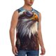 thumbnail image 2 of Balery Bald Eagle Pilot Camisetas sin mangas para hombre, absorbe la humedad y protege contra el mal olor.-Medium, 2 of 7