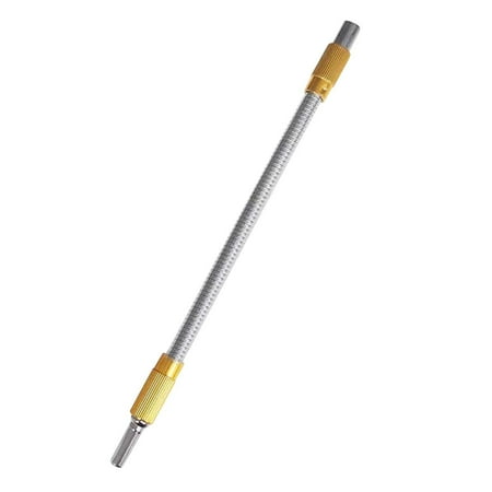 

OOEOO Hexagonal Shank Metal Flex Universal Extension Bit Holder 9.8 Inch Flexible Drill Bit Extension Drill Extension Bit Holder Flexible Drill Extension Screwdriver Bits Drill Attachmt