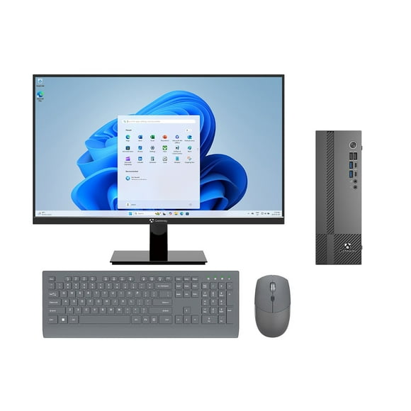 Gateway Desktop Computer & 27" QHD Monitor Bundle | Intel i5 Processor | 16GB RAM | 512GB SSD | Wireless Mouse & Keyboard Included | 2-Year Limited Warranty