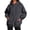 Gray, variant on Women's Floral Embroidered Hoodie Sweatshirt, Long Sleeve Kangaroo Pocket Relaxed Pullover Top for Casual Everyday Wear