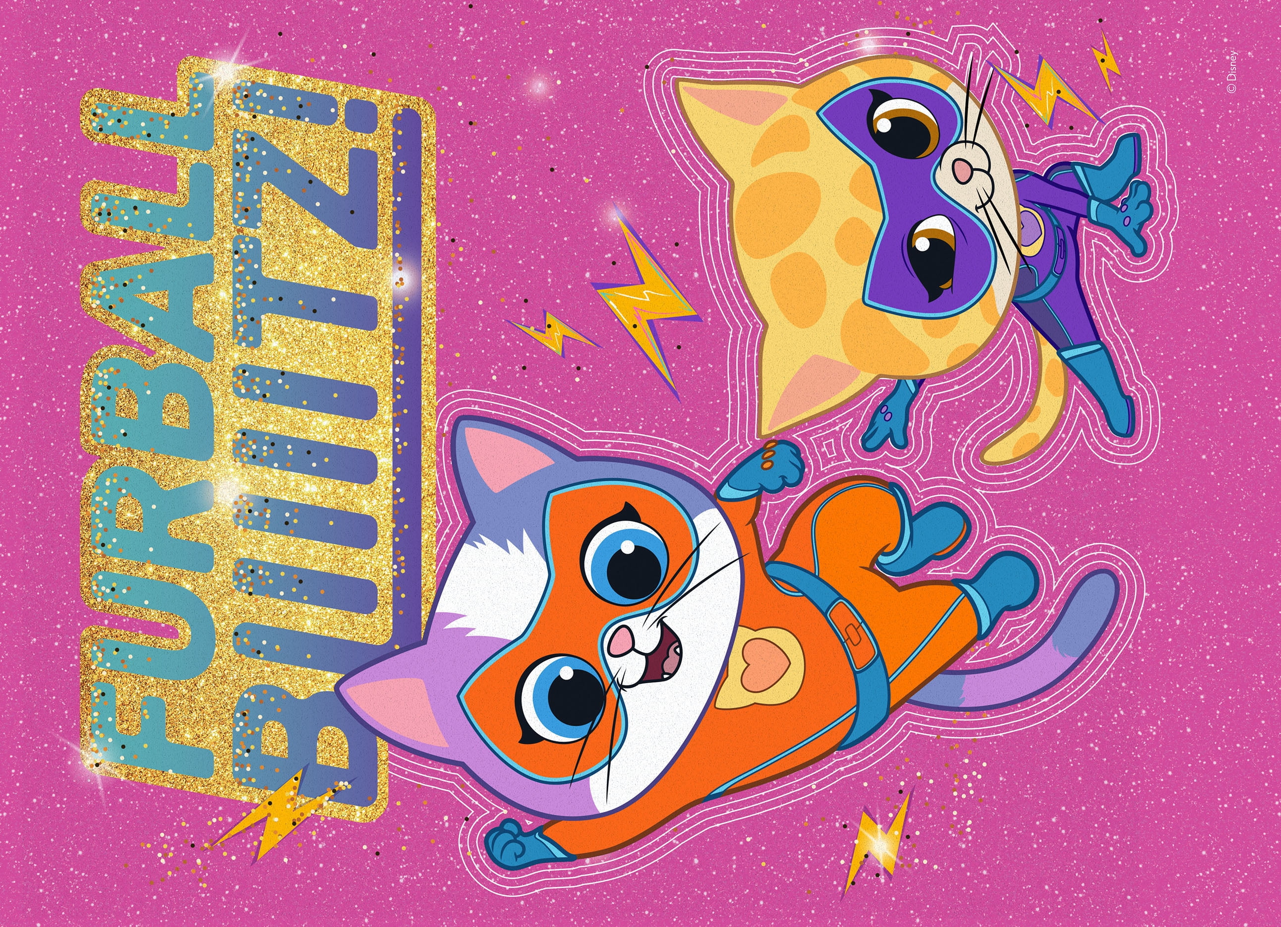 Ceaco Super Kitties 4-in-1 Multipack Interlocking Jigsaw Puzzles for Children Ages 6+
