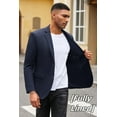 thumbnail image 4 of COOFANDY Men's Blazer Casual Sport Coats Slim Fit Lightweight Two Button Suit Jacket, 4 of 10