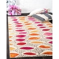 thumbnail image 3 of Unique Loom Fuji Estrella Modern Geometric Area Rug or Runner, 3 of 3