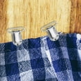 thumbnail image 4 of WEUVEB 25Ud Clips Sujetadores Multifuncionales Para Manteles Y Sábanas En Metal Plateado, 4 of 8