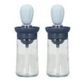 thumbnail image 2 of Oil Dispenser Bottle, Silicone Oil Container with Silicone Brush, Oil Bottle with Silicone Brush Brush Accurate Oil Control Oil Container  2pcs with Silicone Brush  for Kitchen, 2 of 8
