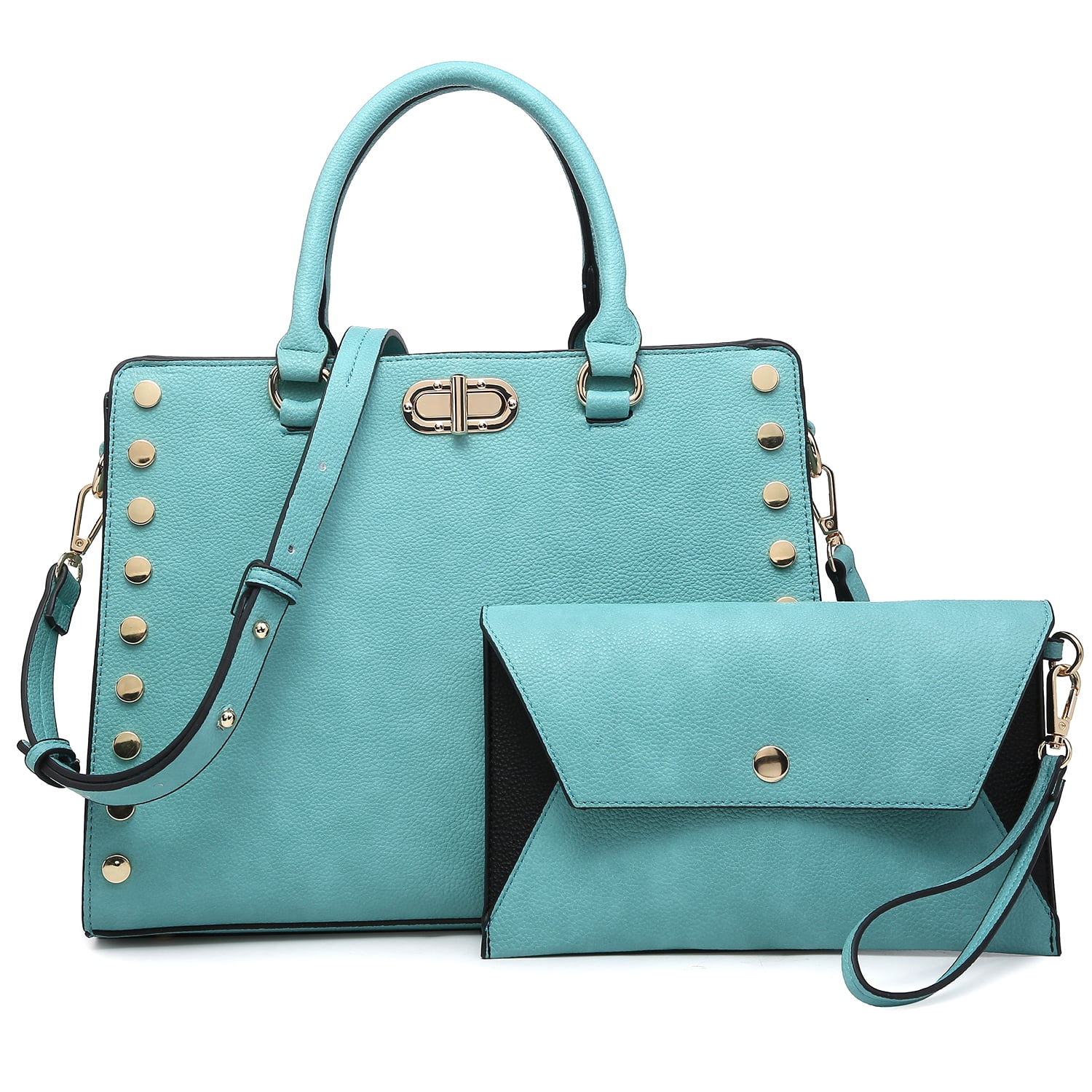 Dasein Purses and Handbags for Women Satchel Bags top Handle Shoulder Bag Work Tote Bag with Matching Wallet