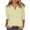 Mint Green, variant on Scyoekwg Womens 3/4 Sleeve T-Shirts Trendy V Neck Basic Tee Solid Color Blouse Loose Fit Pullover Summer Shirts (Beige,L)