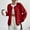 Red, variant on OGLCCG Women's Cardigan Sweaters Long Sleeve Cute Y2k Open Front Jacket Fall Winter Solid Color Loose Soft Knit Cardigan Ouwear,L,Orange