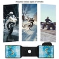 thumbnail image 6 of Uorisanigo ATV Tank Bag, Wear-Resistant Storage Saddle Bag, Blue Sea Turtle Front Saddle Bags Fuel Tank Storage Pouch, Suitable for ATV Dirt Bike Snowmobile Motorcycle, 6 of 7