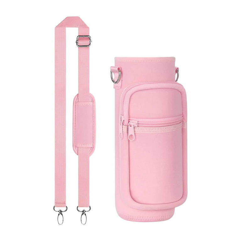Big Water Gym Travel Bottle Holder Bag Pink Protector Sleeve Cover Custom  Insulated Water Bottle Cooler Bag Carrier for Travel - China Bottle Sleeve  Pouch and Bottle Bags price