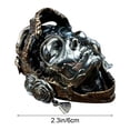 thumbnail image 2 of Hxlamzoo Metal Mechanical Skull Magnetic Decoration, 2 of 8