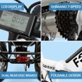 thumbnail image 3 of GOBIKE Forza Compact Electric Bike, Electric Tricycle for Adults, 3 Wheel Bicicleta Electrica para Adultos,Up to 40 Miles Range, 3 of 6