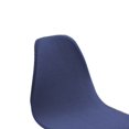 thumbnail image 3 of Shell Chair Seat Cover Conferences Hotel Dining Room Slipcover Armless Shell Anti-Dust dark blue, 3 of 8