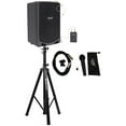 thumbnail image 1 of SAMSON XP106WDE 6" Rechargeable Bluetooth PA DJ Speaker+Stand+Headset+Peavey Mic, 1 of 11