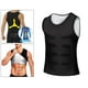 thumbnail image 1 of Chaleco de entrenamiento de cintura para hombre sudor cuerpo Shaper 4XL 5XL Hugo Chaleco de sauna para hombre, 1 of 10
