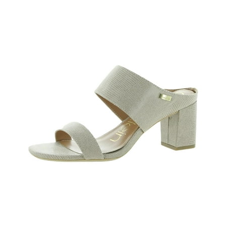 

Calvin Klein Womens Cirella Slip On Open Toe Heel Sandals