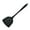 Black, variant on Farfi Silicone Spatula Wide Non-stick Heat Resistant Comfortable Grip Easy Clean Frying Food Grade Cooking Spatula Beef Meat Egg Pastry Scraper Kitchen Supplies (Light Purple)
