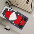 thumbnail image 4 of Xihbxyly Ventas Compras En Línea Fundamentos de Inodoro Navideño Decoraciones Navideñas para Baños Alfombrillas Absorbentes Antideslizantes Navideñas Juego de 2 Piezas, 4 of 7