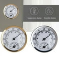 thumbnail image 4 of Fancy Indoor Outdoor Thermometer, Wall Mounted Thermometer for Patio, Pool, Garden, Greenhouse, Office Room Home Silver  2inch, 4 of 6