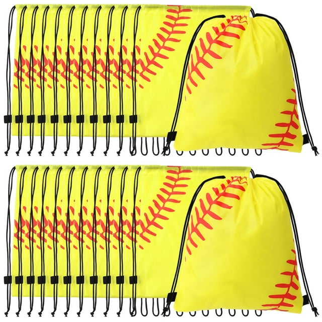 24Pcs Drawstring Backpack Portable Foldable Lightweight Waterproof Sports Bag for Men Women Gifts