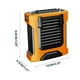 thumbnail image 3 of Ventilador de cintura colgante, potente banco de energía eólica, linterna, iluminación para exteriores, construcción pequeña, ventilador de cintura colgante, potente ventilador de 4000 mAh, ventilador, 3 of 3