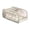 Clear, variant on Blue Blue Egg Storage Container With Tray For Refrigerator Plastic Airtight Food Box