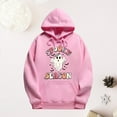 thumbnail image 2 of Certgust Hoodie Women Under $10 Womens Cute Print Casual Long Sleeve Neck Sweatshirt for Fall Winter Comfortable Layered Outfits, 2 of 4